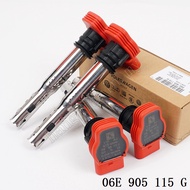 【OEM】1PCS Price Red Ignition coil Made in Turkey For Audi R8 A4 A5 A6 A7 A8 S4 S5 S6 S7 S8 TT Q5  Go
