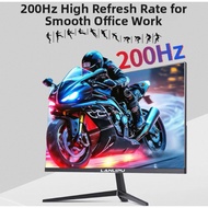 Monitor 24inch Curved Gaming 2K180Hz Desktop Computer Laptop External Screen 27inch Ips Hd 4K