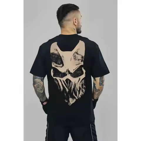 Summer Men's Mental SLAUGHTER TO PREVAIL Printed T-shirt Rock Casual Street Pure Cotton Round Neck S