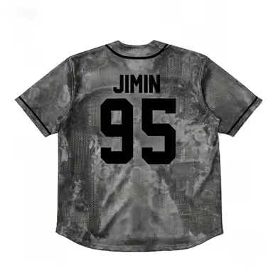 Family Matching Inspired By BTS JIMIN 95 Camouflage Jersey Parent‑Child Concert Supporter Short Slee