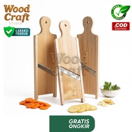 Chip grater Chip cutter Cassava grater Cassava slicer made of Dutch teak wood