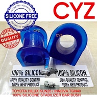 (1 Pair) Front Stabilizer Bar Bush TOYOTA HILUX KUN25 KUN26 INNOVA TGN40 05-12Y SILICONE (30M)