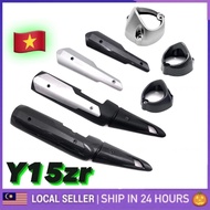 Exhaust Cover Set EXCITER / Y15ZR Y15 V1 V2 VIETNAM Matt Black / CARBON BLACK Y15 Exhaust Cover