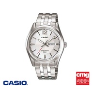 CASIO นาฬิกาข้อมือ CASIO รุ่น MTP-1335D-7AVDF วัสดุสเตนเลสสตีล สีเงิน