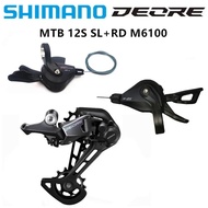 SHIMANO DEORE M6100 MTB 12-Speed Mountain Bike Transmission With Rear Dial RD SL M6100 12V nd New Original