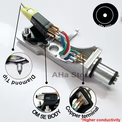 Turntable Headshell/Cartridge Combo Kit for technics audio technica