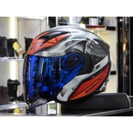 Kabuto Exceed V Spark Helmet (Free Color Visor)