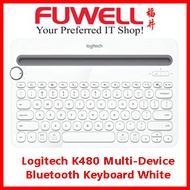 Logitech K480 Multi-Device Bluetooth Keyboard White [ 1 YEAR WARRANTY ]