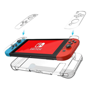 全城熱賣 - 任天堂 switch 透明水晶閃粉保護殼套PC分體式保護殼switch保護套（switch水晶殼獨立鍵孔）