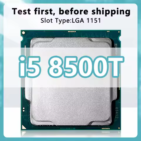Core i5-8500T CPU 6 cores 6 threads 2.1GHz 9MB 35W 8th Generation Processor LGA1151 for H370 Z390 Mo