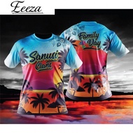 Eeeza (READY STOCK ) 2024 New ！Jersey Design baju lelaki FAMILY DAY Men's and women's family T-shirt