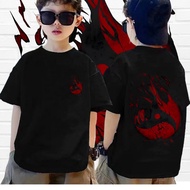 😀 (พิมพ์พรีเมี่ยม)เสื้อนารูโตะ  Naruto Uchiha Ske Itachi Sharingan T-Shirt เสื้อยืดเด็ก พร้อมส่ง