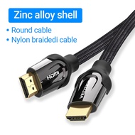Vention 2.0 Cable HDMI 4K 3D 60Hz 60FPS Effect 18Gbps High Speed Audio & Video Sync Nylon-Fiber Wove