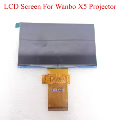 New 60Pin Projector LCD Screen For Wanbo X5 X 5 WanboX5 DIY Projector Size 112x68mm LCD Display Pane