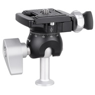 -Mini Reverse Ball 360 Degree Rotating Camera Tripod CNC Aluminum Alloy Ball for DSLRCameraPhone