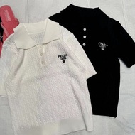 Prada Women's Knitted T-Shirt - Summer Fashion