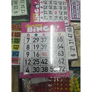 100 pcs amazing bingo card/assorted color