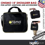 Onsmo 15' Shoulder Bag for LED Panels, Onsmo Lumipanel, Godox LED, GVM and laptop, accessories