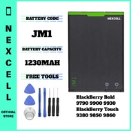 NEXCELL Bateri Serasi untuk BlackBerry Bold 9790 9900 9930 BB Touch 9380 9850 9860 Battery Bateri JM