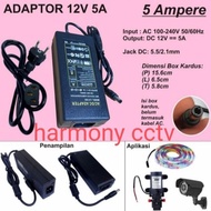 ADAPTOR 12VOLT 5AMPER AC/DC 12V 5A TERMURAH