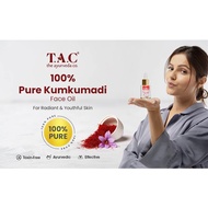 100% Pure Kumkumadi Face Oil , 20ml TAC Ayurveda Natural Face Oil for Glowing Skin, Radiant and Yout