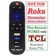 Pre-Owned TCL Roku TV Remote*NOT FOR ROKU STREAMING DEVICES*(21001-000071)[NDAH]