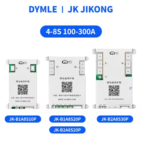 JK JIKONG Active Balance Bms 3S 4S 5S 6S 7S 8S 12V 24V 1A~2A Active Current Smart Bms 100A 200A 300A
