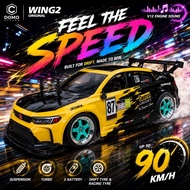 Dmax VL5 Honda Civic Type-R FL5 RC Car 1:10 Drift Car AWD Racing Car Turbo V12 Engine Sound 2 Batter
