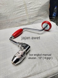 bor engkol - mesin bor kayu manual - bor 10 inch