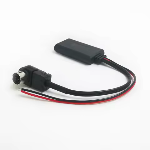 for Alpine KCA-121B MP3 AUX Audio Input Adapter Bluetooth 5.0 Bluetooth Ai-net Port AUX-IN Adapter