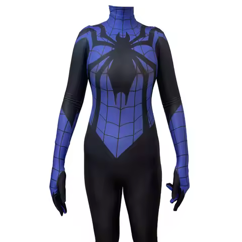Adults Female April Parker Spider Cosplay Costume Women Superhero Zentai Halloween Bodysuit Party Ju