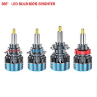 360° Car Headlight Bulb H7 H11 LED Canbus H1 HB4 D2S D4S Fog lamp 9005 9006 6000K 4300K H8 9012 2PCS
