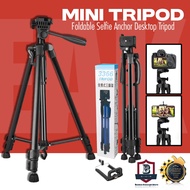 BOSTON Tripod 3366 Lightweight Aluminium Alloy Tripod Stand for Handphone Mirrorless Camera DSLR and