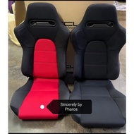 💕 OFFER 💕 SSCUS Edition DIY WIRA Sport seat semi Bucket Seat Black Red Blue