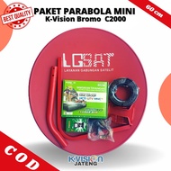 Paket Parabola K-Vision Receiver K-Vision BROMO Dish 60 cm