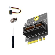 BT M 2 2230 Key A+E to PCIE 1X Adapter Card PCIE Card Convert M 2 Key A+E 4Pin Power Supply for 2230
