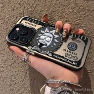 Hundred dollar bills funny phone case appliques iPhone 13 14 15 Promax ducof11 12 13 14 15 pro anti-