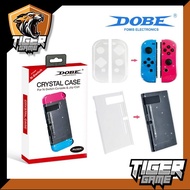 Dobe Crystal Case เครื่อง Nintendo Switch Gen 2 และ Joy Con (เคสใส)(กรอบใส)(switch case)(joy con case)(transparent case)(Nintendo Switch Case)(เคสใส่เครื่อง Switch กับ จอย Con)