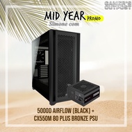 Corsair 5000D Airflow Casing + CX550M PSU
