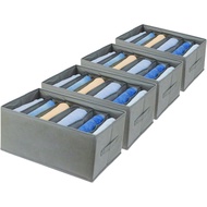 Extra Large Clothes Closet Organizer 6 Compartments for Jean Sweater Sheets to Shirt - Divided Cloth