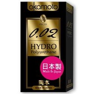 岡本Okamoto 002 HYDRO水感勁薄保險套 12入/6入 台灣現貨 超薄型衛生套 避孕套 安