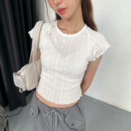 JANET STUDIO • White Short-Sleeve Tee