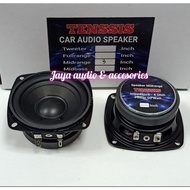 Tenssis 3-inch Midrange Speaker Without Grill Paper Cone