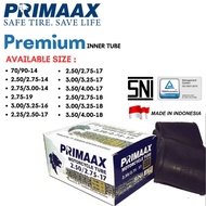 PRIMAAX Tyre Inner Tube Premium and Heavy-duty - Rim 12 / Rim 14 / Rim 16 / Rim 17 / Rim 18 / Rim 19