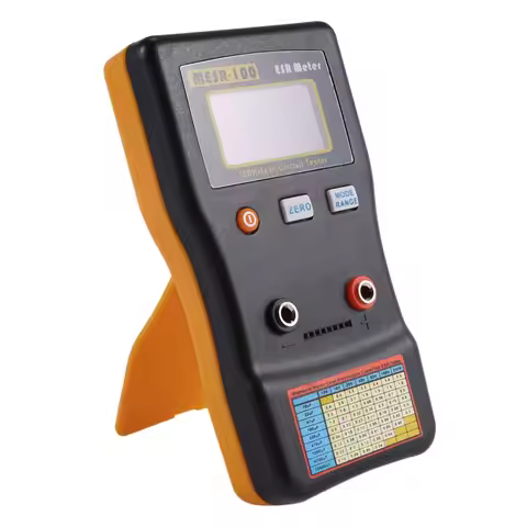 Feb.MESR-100 V2 Low Ohm Meter MESR-100 ESR LCR Capacitance Ohm Meter Professional Measuring Capacita