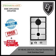 EF HB AG 230 VS A 2 Burner Domino Gas Hob Stainless Steel *2 YEARS LOCAL WARRANTY