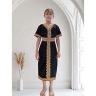 BORNEO GIRL DRESS...25KG TO 35KG...3TAHUN SAMPAI 8TAHUN