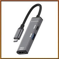 [chasoedivine.] Type-C HUB Docking Station 4K@ 120Hz -Compatible Converter USB-A PD100W Power Delive