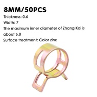 50pcs Klem Penjepit Selang Bensin Clamp Fastener / Klip Selang Bensin / Klem Clamp Hose Penjepit Sel