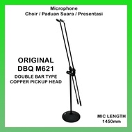 Mic Choir Dbq M621 Floor Stand Microphone Paduan Suara Speech Original